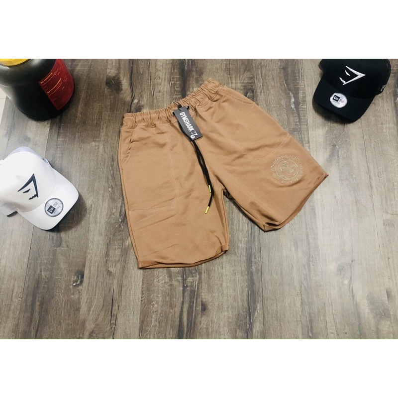 [sale sốc] quần short gym nam gymshark,quần thun nam nỉ cotton đã cá cực chất
