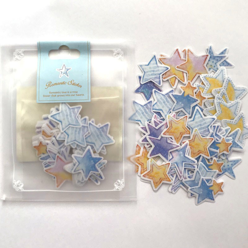 Gói 70 sticker giấy SG7002 Gachini