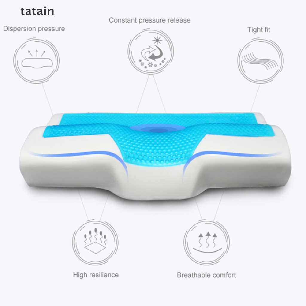 [TAT] Butterfly Memory Foam Gel Pillow  Orthopedic Pillows Comfort For Home Beddings CVX