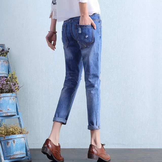 Quần bò dáng banggy