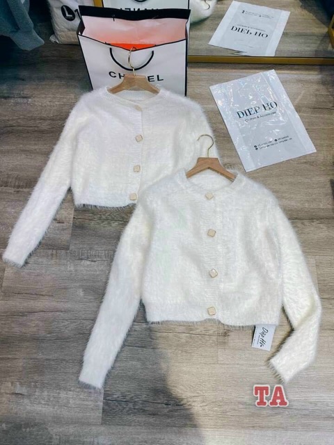 Áo khoác len cardigan lông hàng đẹp Quảng Châu | BigBuy360 - bigbuy360.vn