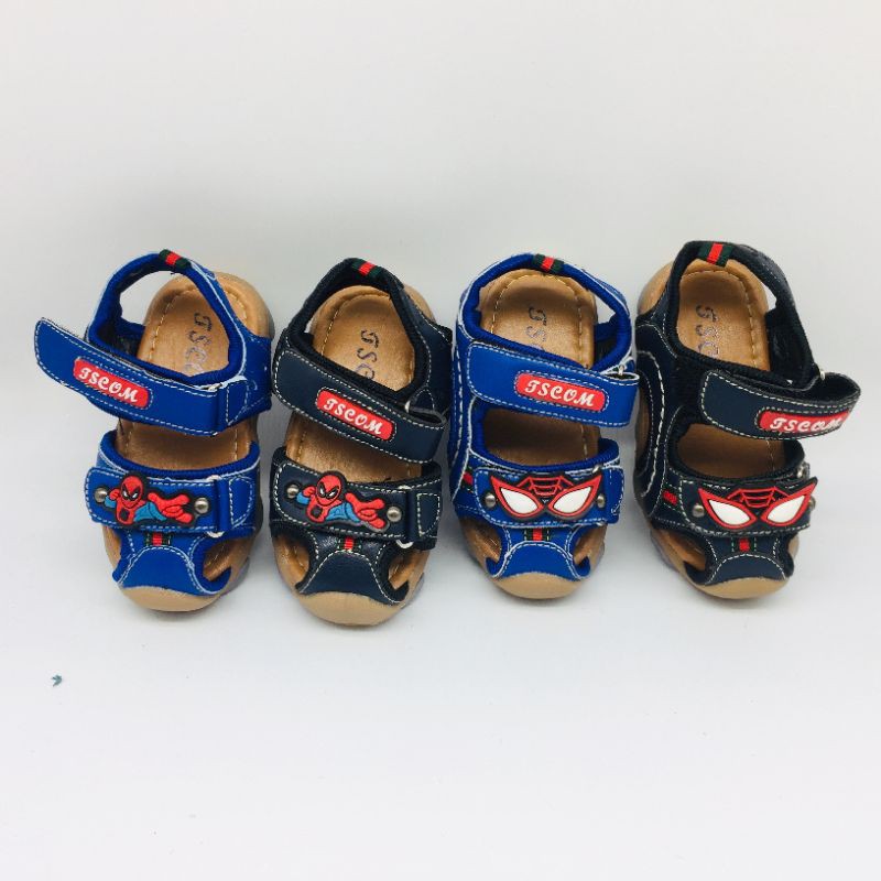 Sandal tập đi nhền nhện siêu bền siêu chắc chắn cho bé trai