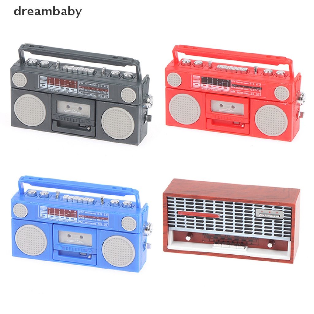 Radio Ghi Âm Mini Tỉ Lệ 1: 12 Trang Trí Nhà Búp Bê
