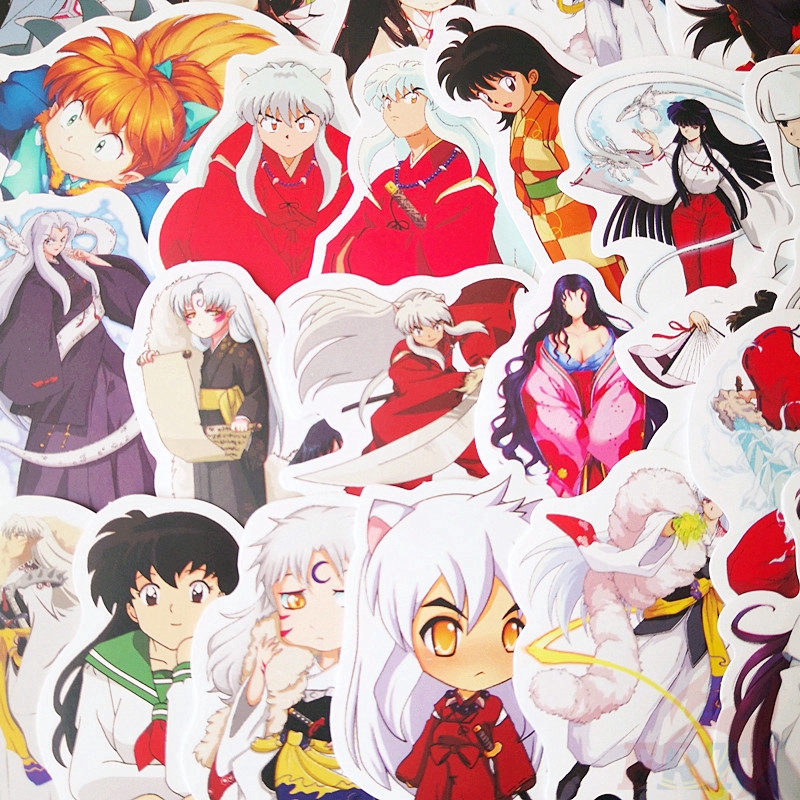 ❉ Inuyasha - Series 02 Anime Stickers ❉ 50Pcs/Set Waterproof Fashion DIY Decals Doodle Stickers