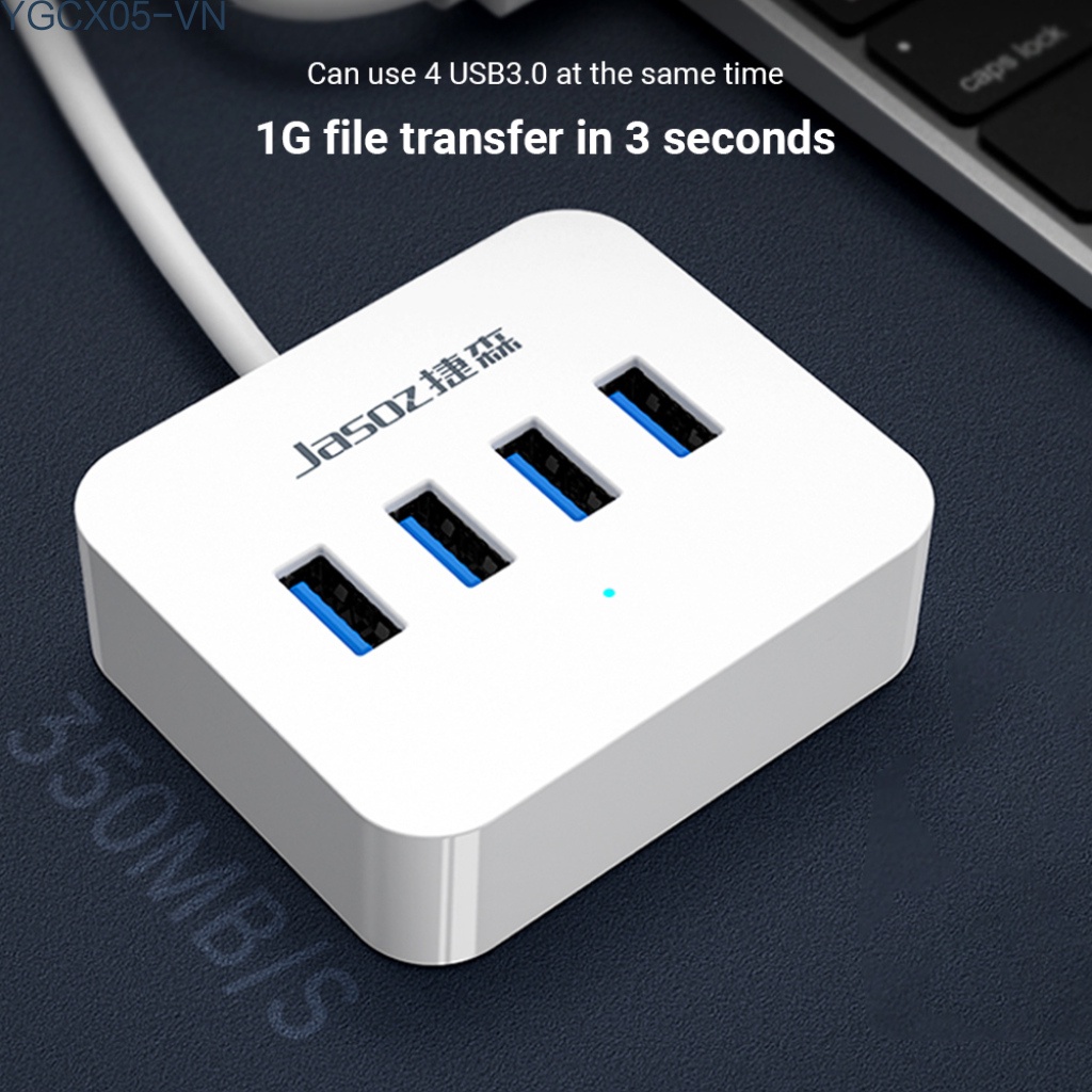 Bộ Chia 4 Cổng Usb 3.0 Jasoz F110 Cho Laptop Pc | BigBuy360 - bigbuy360.vn