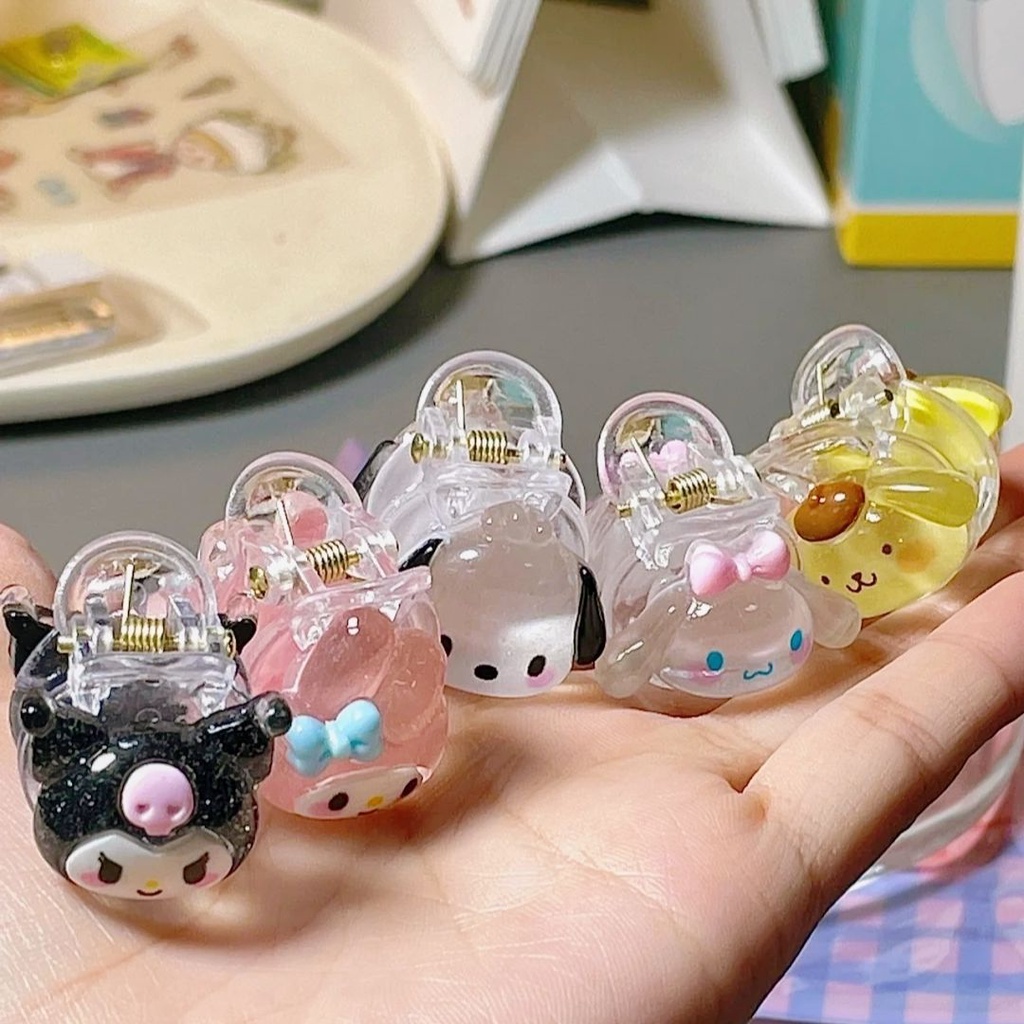 SANRIO Kẹp Tóc Nhỏ Nhắn Hoạ Tiết Hoạt Hình Kulomi Nhật Bản Dễ Thương Xinh Xắn