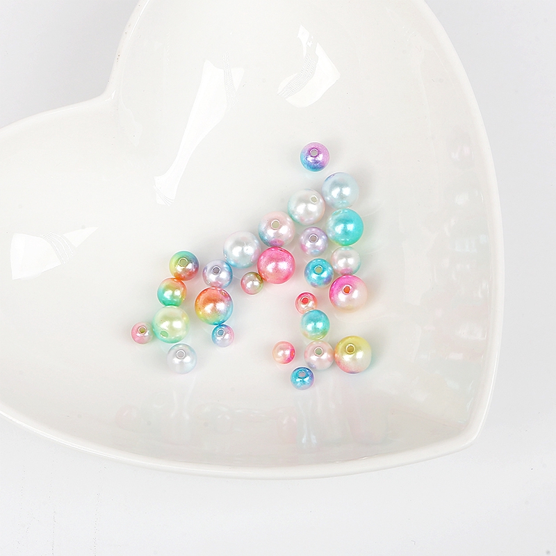 Hạt ngọc trai bằng acrylic 4/6/8mm dùng để làm đồ trang sức thủ công