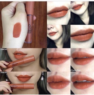 Son màu cam cháy - 3ce Soft Lip Lacquer