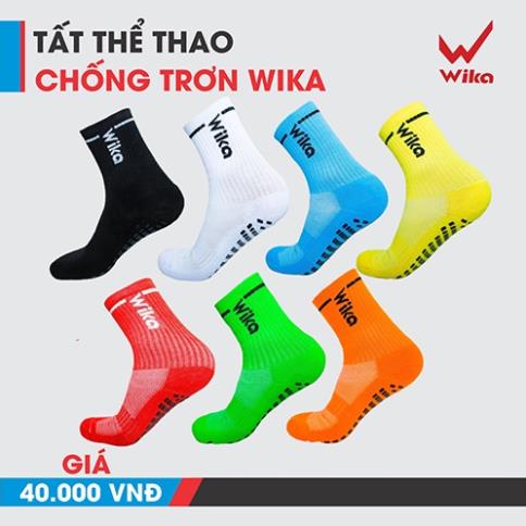 Tất thể thao chống trơn,vớ chống trượt,đá bóng,đá banh,bóng chuyền,tennis, hàng chính hãng Wika PRO sẵn hàng, đủ màu