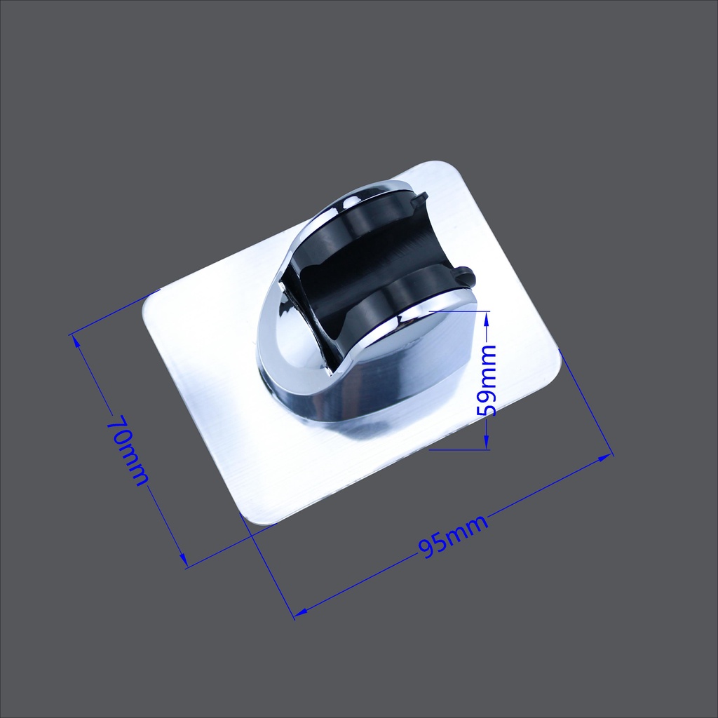 Kẹp giữ treo vòi hoa sen XINKUNLONG kiểu giác hút tường không cần khoan lỗ điều chỉnh được dành cho phòng tắm