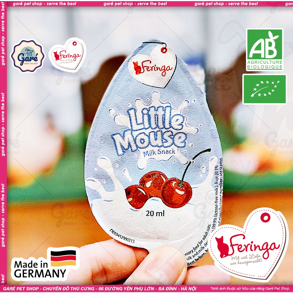 Sữa dinh dưỡng Feringa Mouse dành cho Mèo con Mèo lớn nhiều vị Garé Pet Shop Bánh thưởng sữa - Feringa Little Mouse Milk