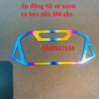 ốp titan đồng hồ xe sonic
