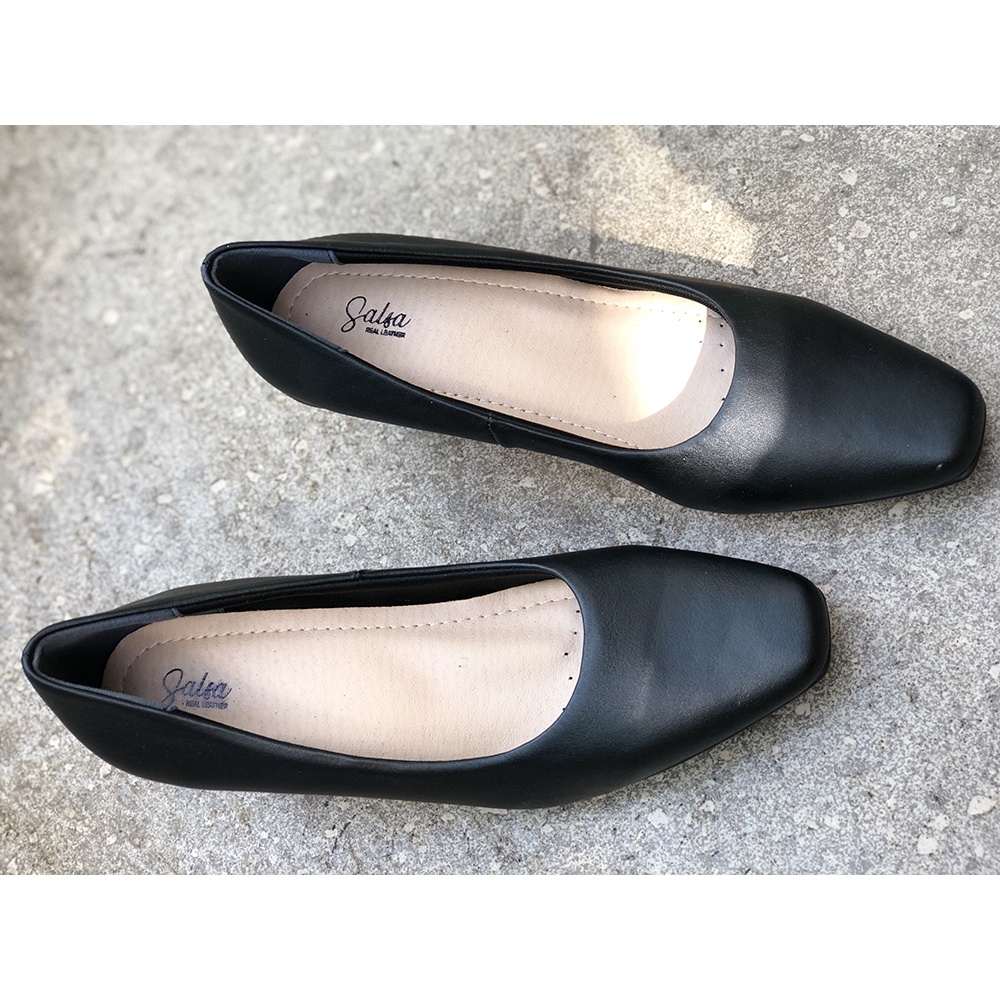Giày nữ công sở da thật gót 5cm P06 - SALSA pumps