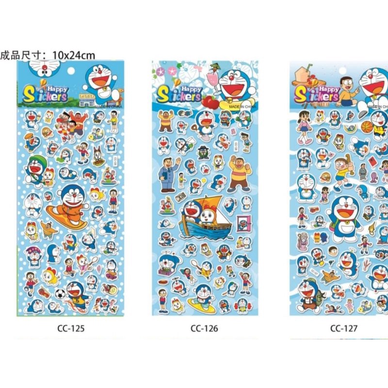 Sticker dán 3D nổi Doremon