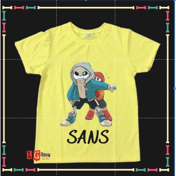 Áo Thun Undertale Sans xịn xò cho bé trẻ em đủ size áo từ 10kg đến 90kg