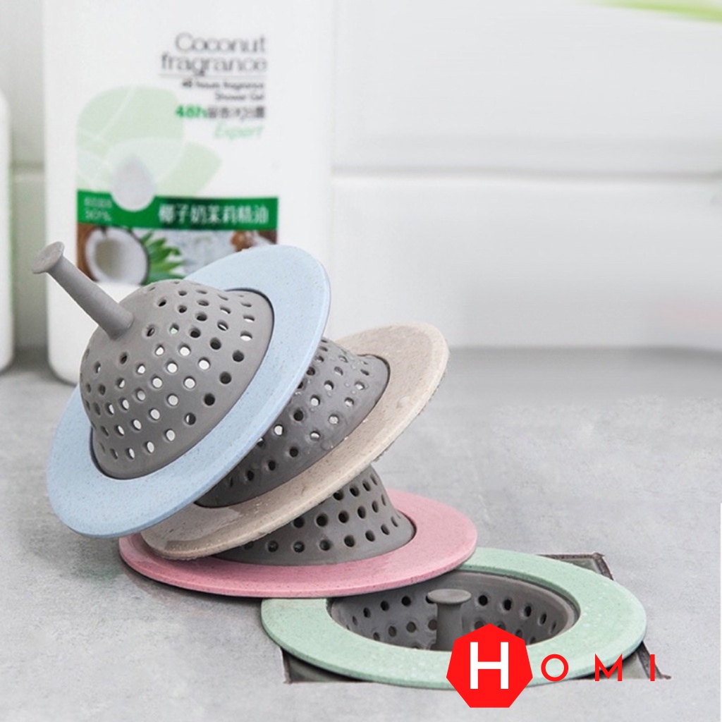Phễu lọc rác [CHÍNH HÃNG], lọc đồ ăn thừa bồn rửa chén - Phễu lọc tóc, rác thải ống thoát nước nhà tắm toilet - Dhomi
