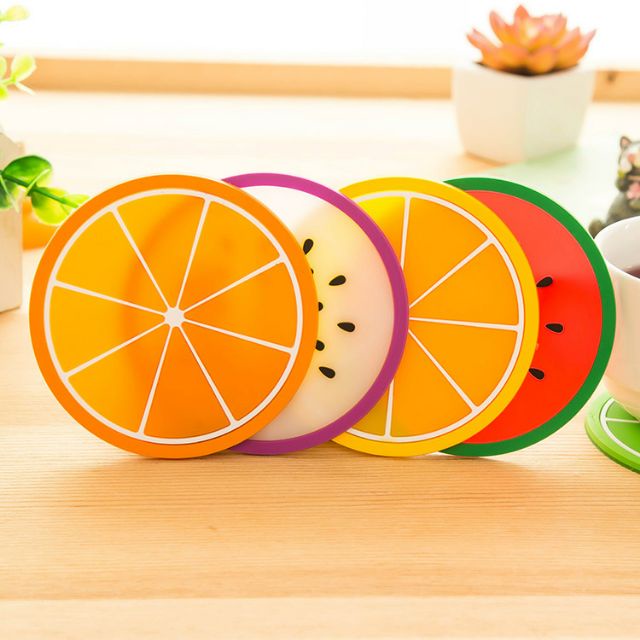Dụng cụ lót ly trái cây nhựa dẻo xinh xắn JP5