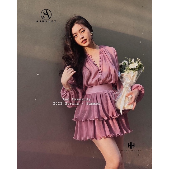 Sét váy dập ly khuy bọc