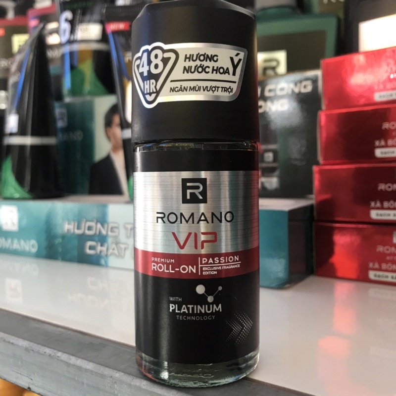 Lăn khử mùi nước hoa Romano VIP 50ml