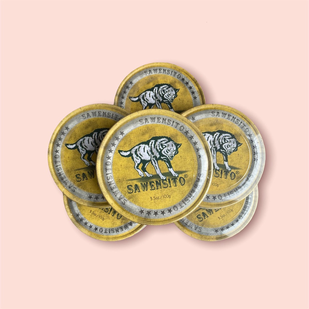 Sáp vuốt tóc Sawensito Vàng Deluxe Hair Wax 100gr tạo kiểu giữ nếp cho tóc. HÀNG CHÍNH HÃNG MN41