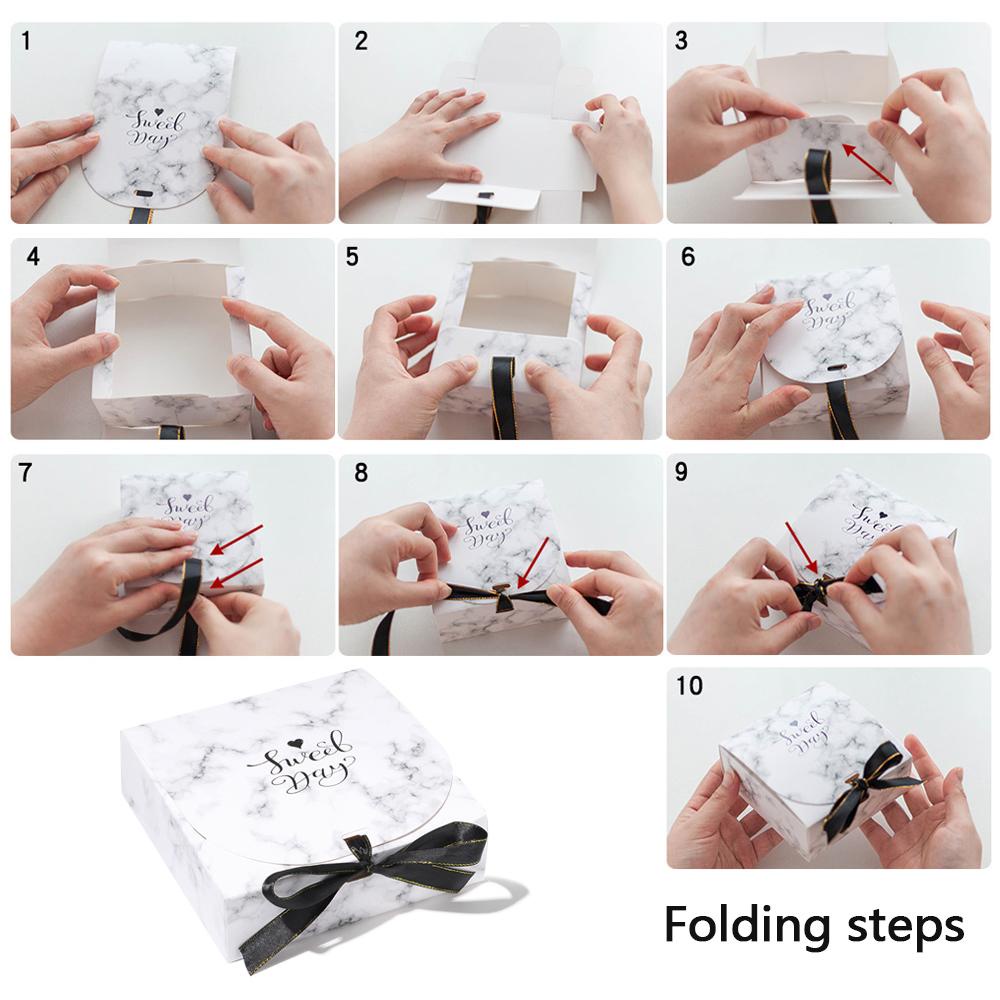 Hộp Giấy Kraft Đựng Kẹo Đơn Giản Sáng Tạo