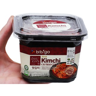 Hộp Kim chi cải thảo cắt lát Ông Kim's Bibigo 500g - GIAO SIÊU TỐC 2H TP.HCM