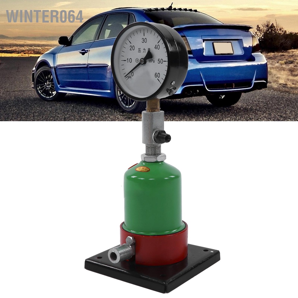 Máy đo áp suất bật vòi phun Diesel 0‑60MPA M12x1.5MM Công cụ ô tô ren kép cho động cơ Winter064