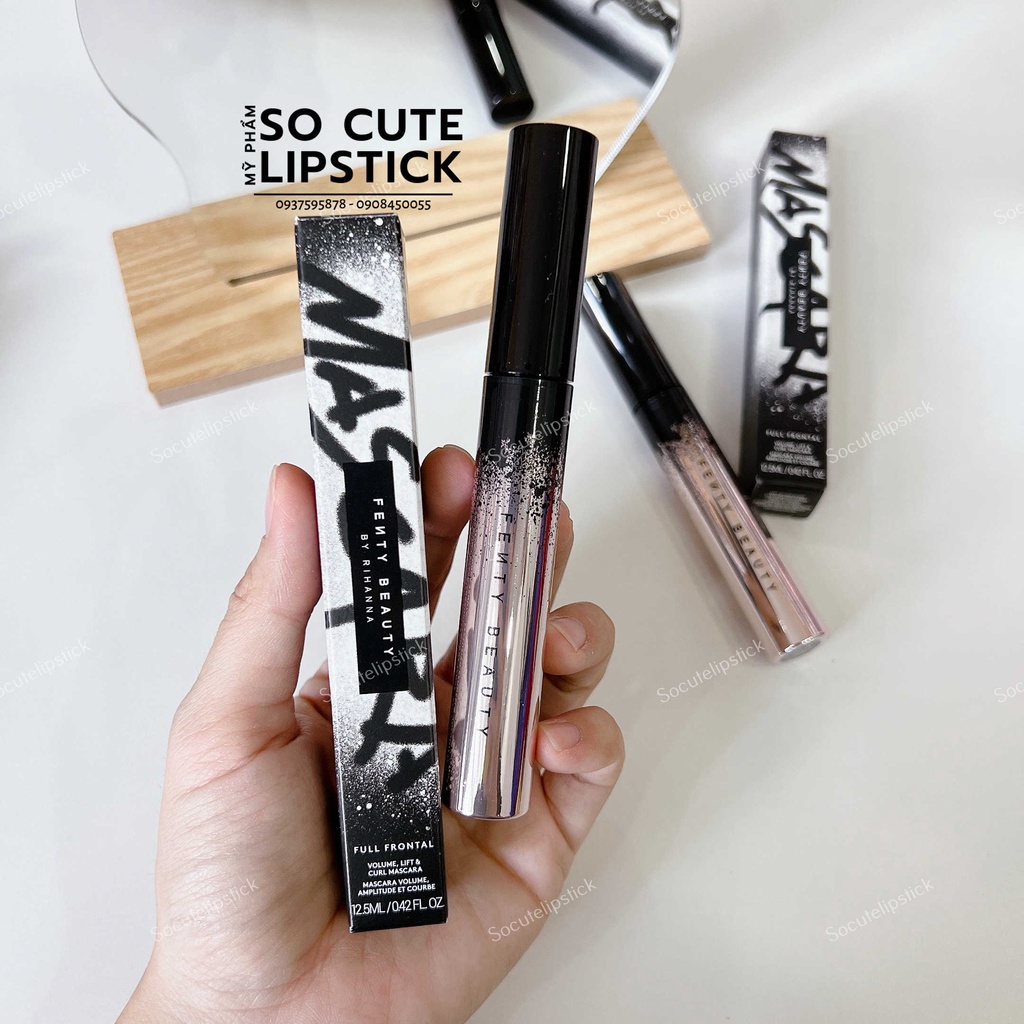 Mascara cao cấp Fenty Beauty’s Full Frontal Volume, Lift &amp; Curl Mascara Minisize