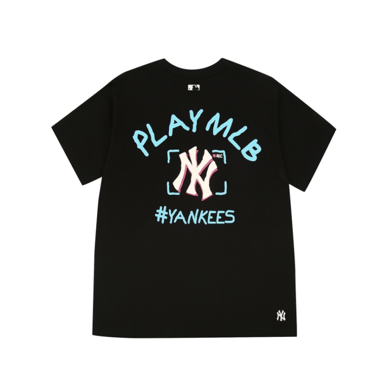 Áo Thun PLAY MLB #YANKEES Màu Đen