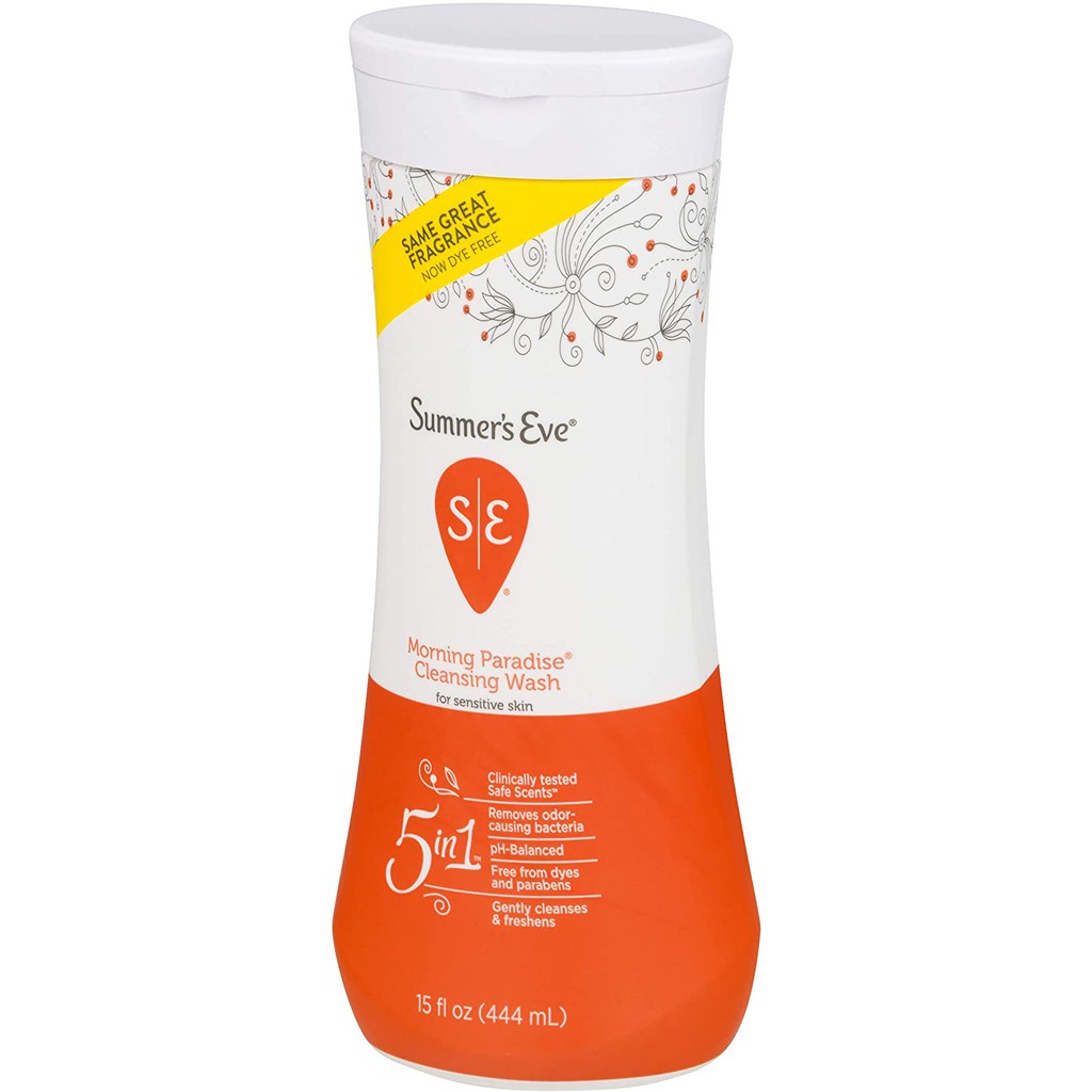 Dung dịch vệ sinh phụ nữ Summer's Eve Cleansing Wash Morning Paradise 444ml (Mỹ)