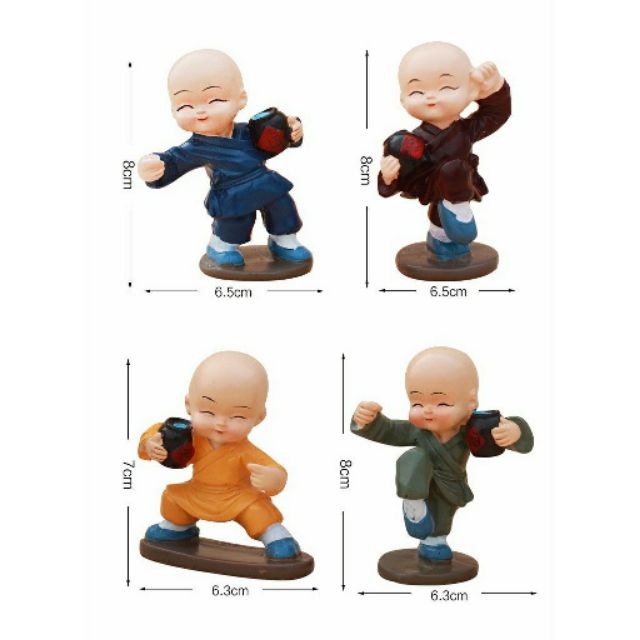 Bộ tứ tửu 4 chú tiểu