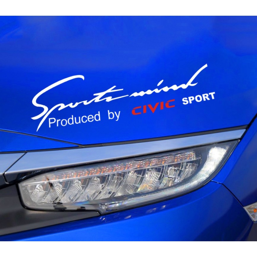 Miếng Dán Trang Trí Mui Trước Xe Hơi Honda Civic