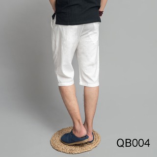 Quần Nam Culottes Vải Đũi ( Linen ) Rough