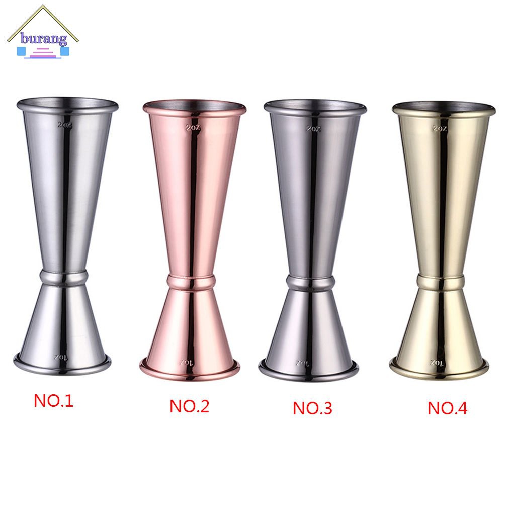 Cốc đo lường làm bằng thép không gỉ 30ml/ 60ml