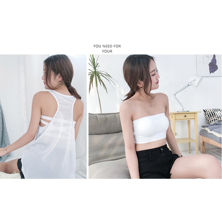 CAM KẾT CHUẨN Y HÌNH - Áo bra cup ngực dây đan chéo lưng