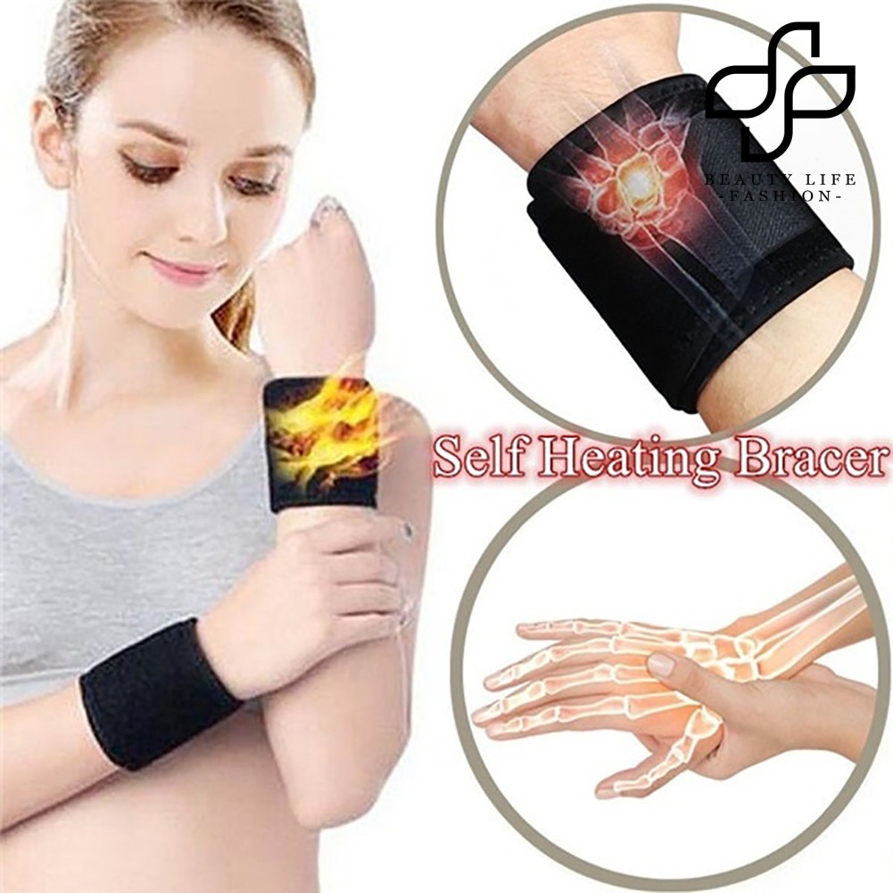 1 Cặp Băng Cổ Tay Tự Sưởi Ấm Có Nam Châm