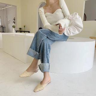Guốc cói mũi nhọn