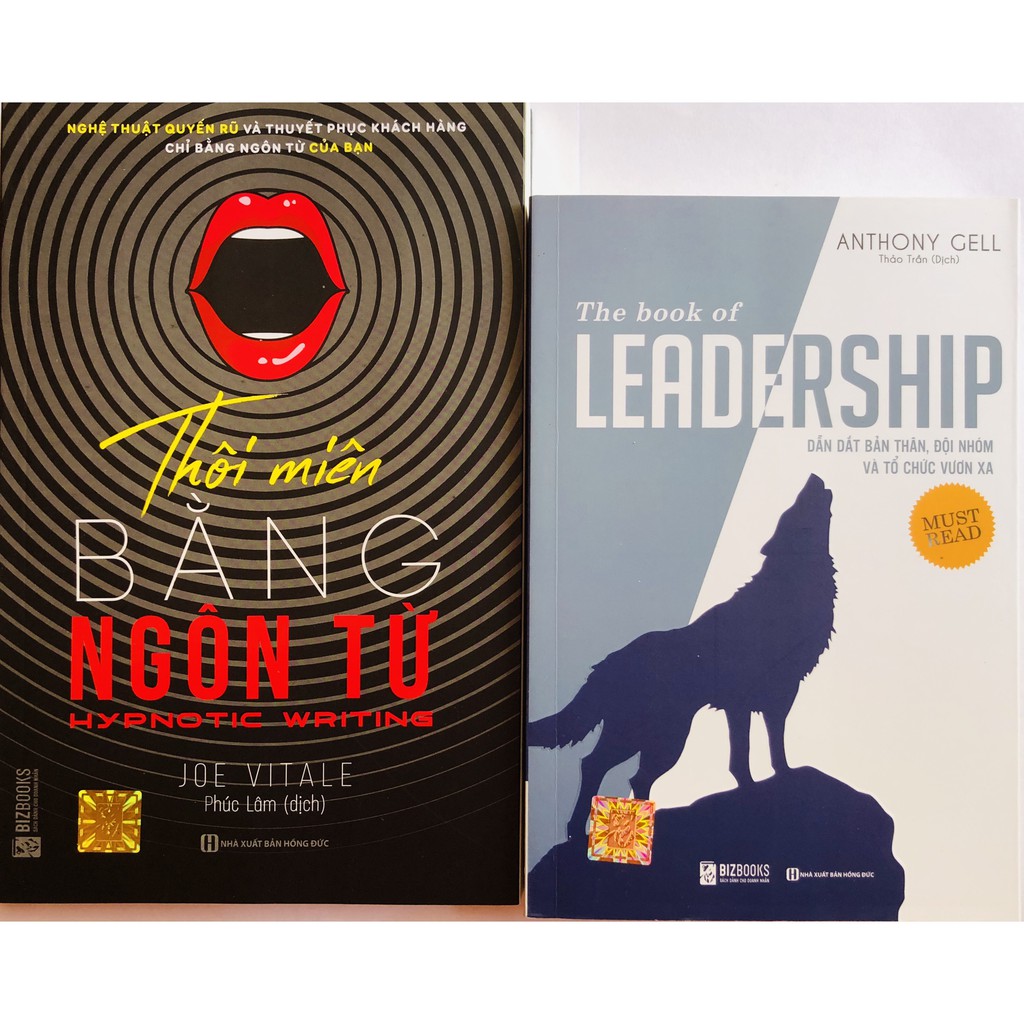 Sách - Combo Thôi Miên Bằng Ngôn Từ + The book of leadership – Dẫn dắt bản thân, đội nhóm và tổ chức vươn xa tặng bút bi
