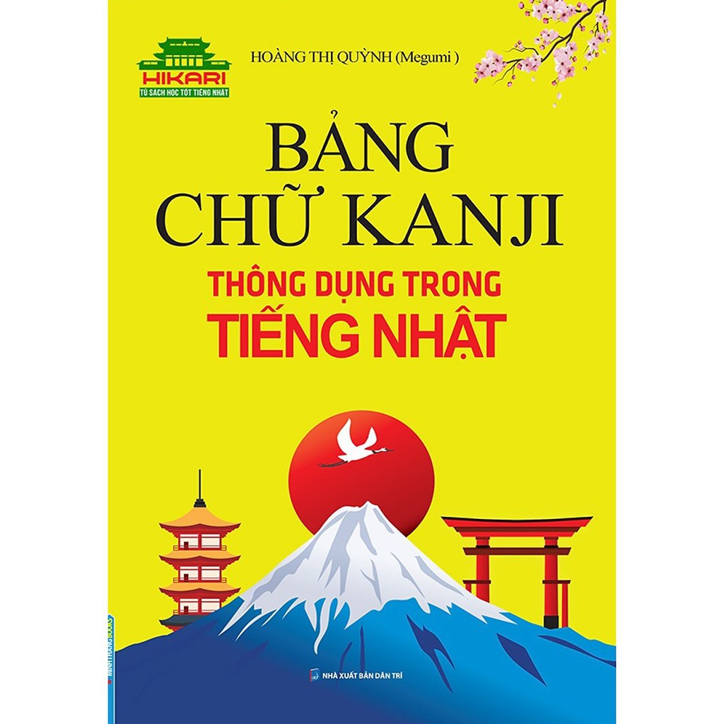 Sách - Bảng Chữ KANJI Thông Dụng Trong Tiếng Nhật