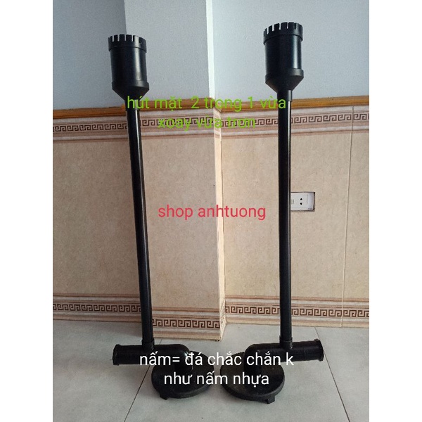 [Mã PET50 giảm 10% - tối đa 50K đơn 250K] combo hút mặt hút đáy.mặt hút cho bể kính bể bạt của tất cả các dòng bơm