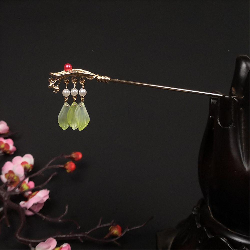 EXPEN Trâm Cài Tóc Hình Giọt Nước Đính Hoa Phong Cách Trung Hoa Cổ Điển Cho Cô Dâu