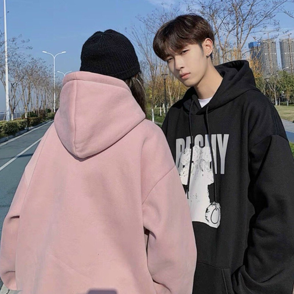 Áo Khoác hoodie ❤️ Áo khoác unisex ❤️ Áo khoác cho cặp đôi Thun nỉ form 70kg đổ lại hàng quảng châu siêu mịn