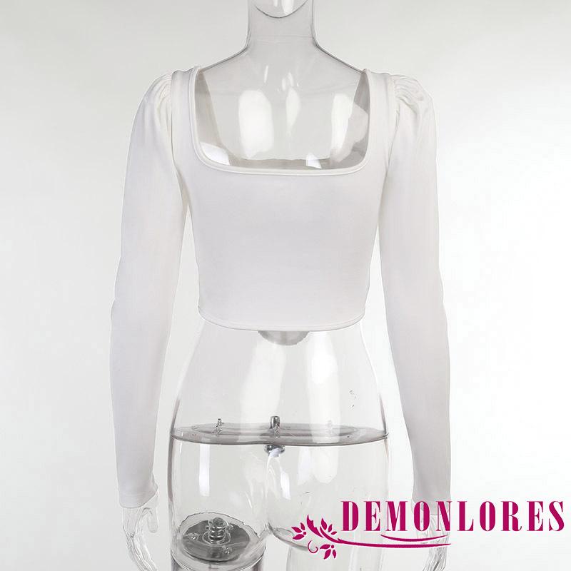 Áo nữ dáng lửng tay dài màu sắc trẻ trung thời trang