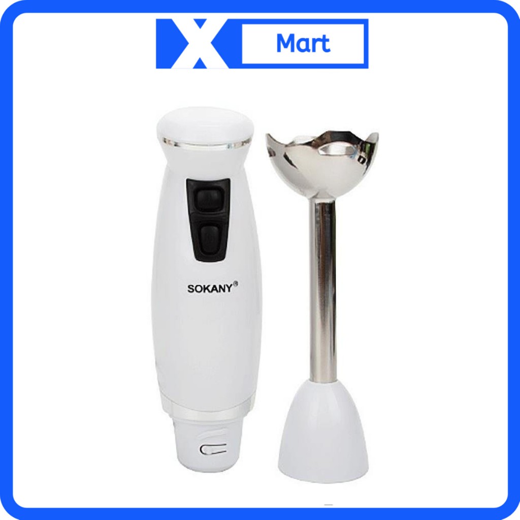 Máy xay cầm tay đa năng Sokany HB250 công suất 300W lưỡi thép không gỉ