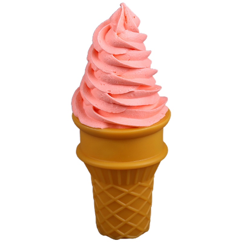 Ly Kem Sundae Sống Động Như Thật Trưng Bày Cửa Sổ Trong Cửa Hàng Đồ Chơi Nhiều Màu Sắc