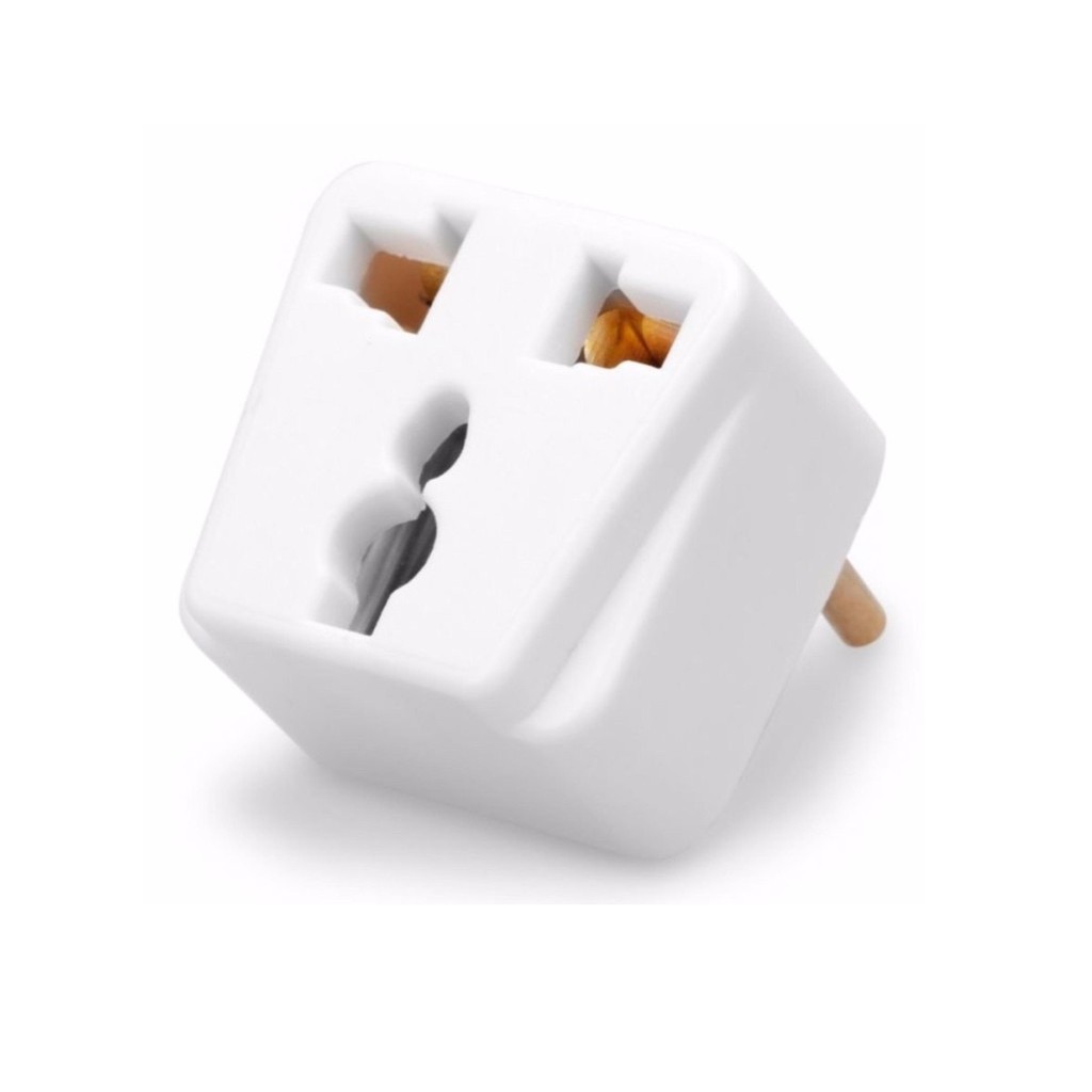 Ổ Cắm, Đầu Chuyển Đổi Phích Điện 3 Chân Sang 2 Chân, Ổ Cắm Chống Cháy Đa Năng, Tiện Dụng, An Toàn. Kingler 8611