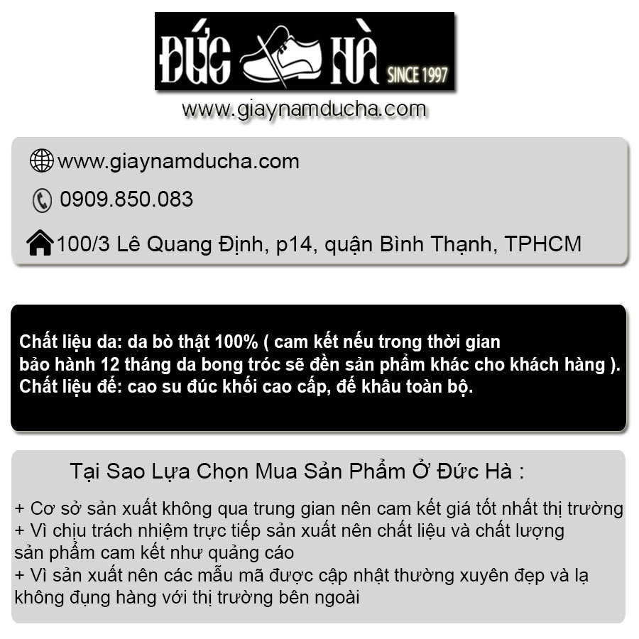 Giày boot nam da bò thật .Bảo hành 12 tháng.Mã số: B203