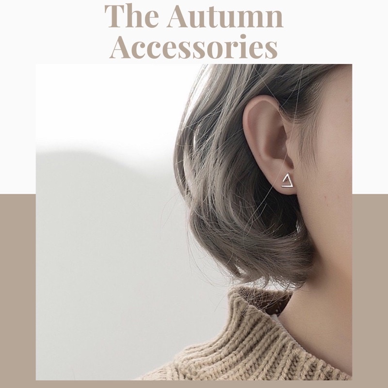 Set 7 đôi khuyên tai mạ bạc The Autumn Accessories - SK03