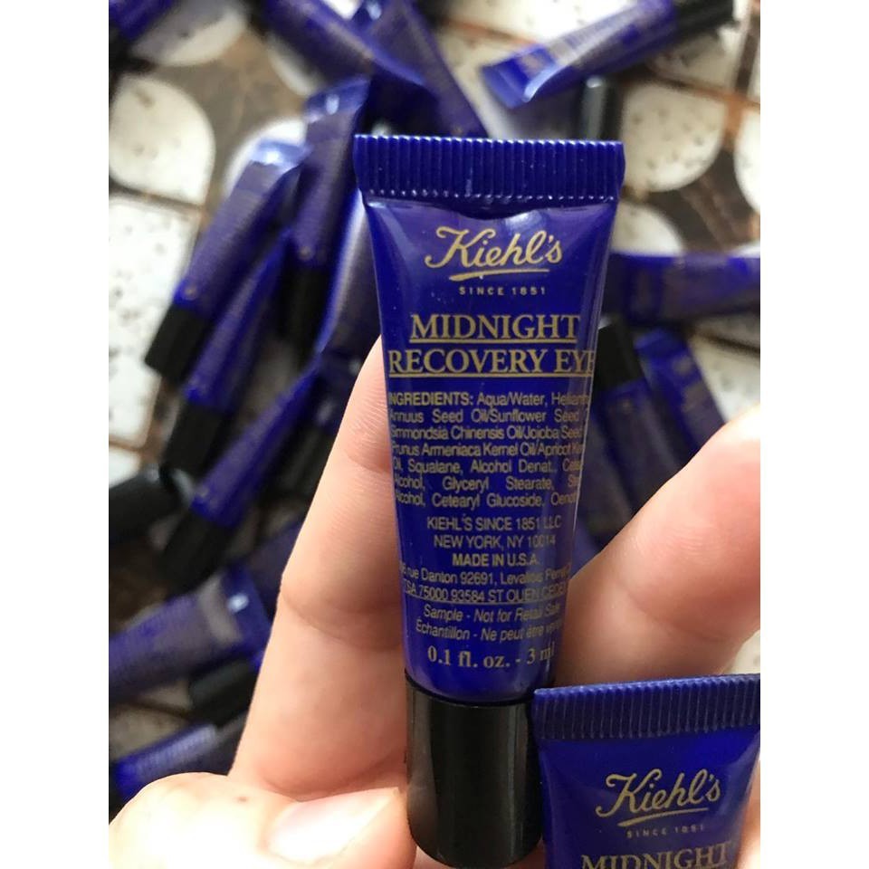 Kem dưỡng mắt ban đêm KIEHL'S - Midnight Recovery Eye 3ml