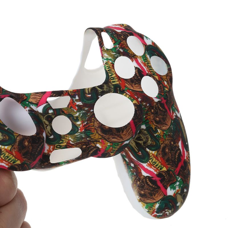1 Bộ Vỏ Silicon Bảo Vệ Cần Điều Khiển Cho Máy Chơi Game Sony Ps4 Slim / Pro